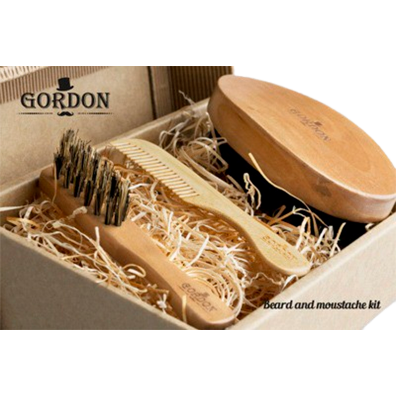 Gordon Beard & Moustache Pleje Kit (1 sæt)