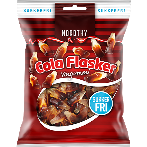 Nordthy Sukkerfri Colaflasker (80 g)