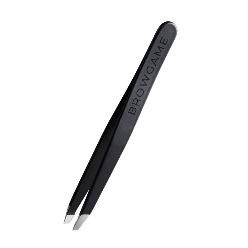 Browgame Signature Tweezer Slanted Soft TouchBlackout (1 stk)