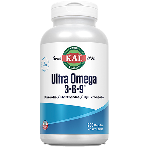 KAL Ultra Omega 3-6-9 (200 kapsler)