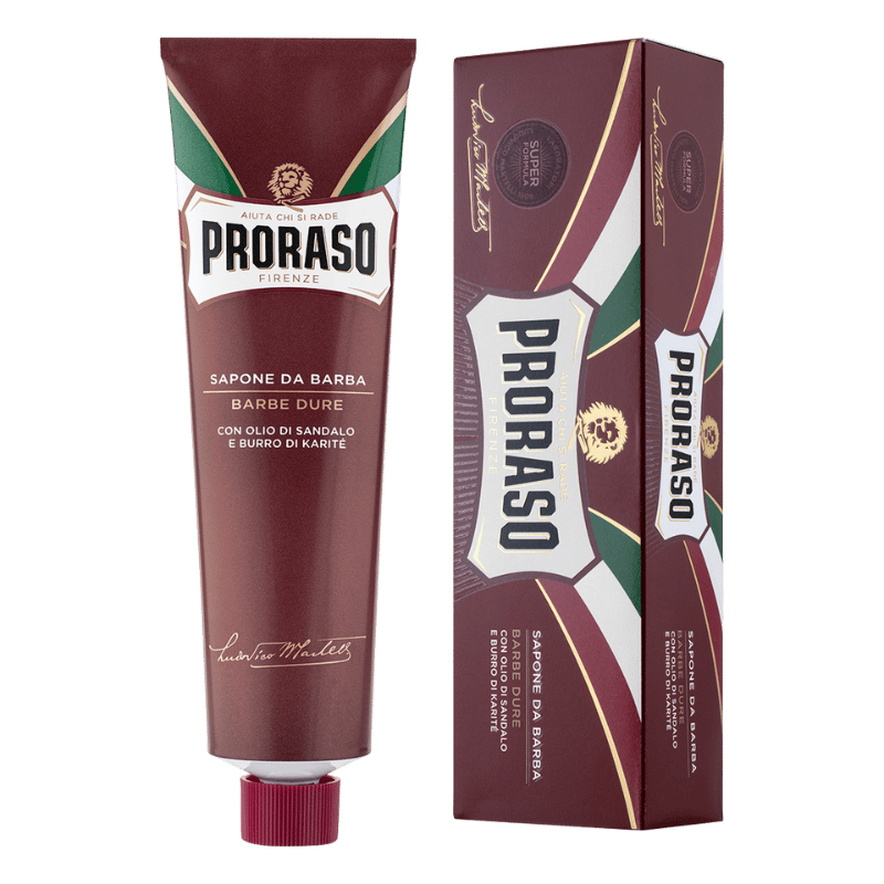 Proraso Barbercreme - Sandeltræsolie og Shea Butter (150 ml)