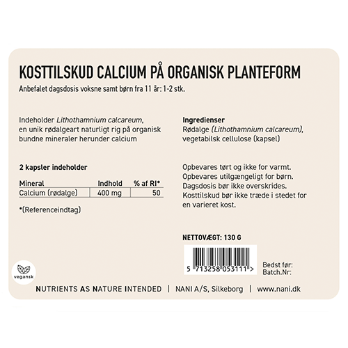 Nani Calcium (180 kaps)