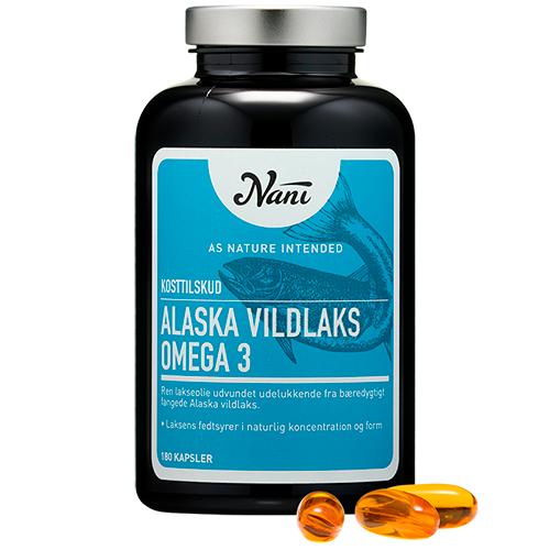 Nani Alaska Vildlaks Omega 3 (180 kaps)