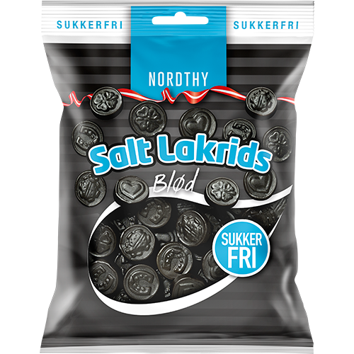 Nordthy Sukkerfri Salt Lakrids (75 g)