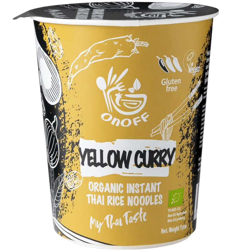 On Off Thai Food Instant Nudelsuppe Gul Karry Ø (75 g)