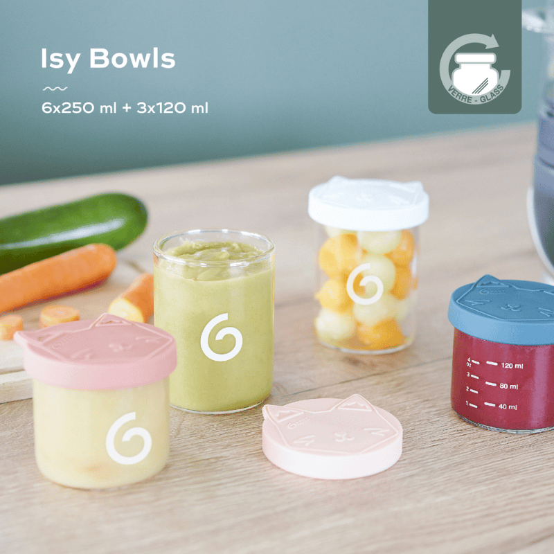 Babymoov ISY Bowls Opbevaringsglas (9 stk)