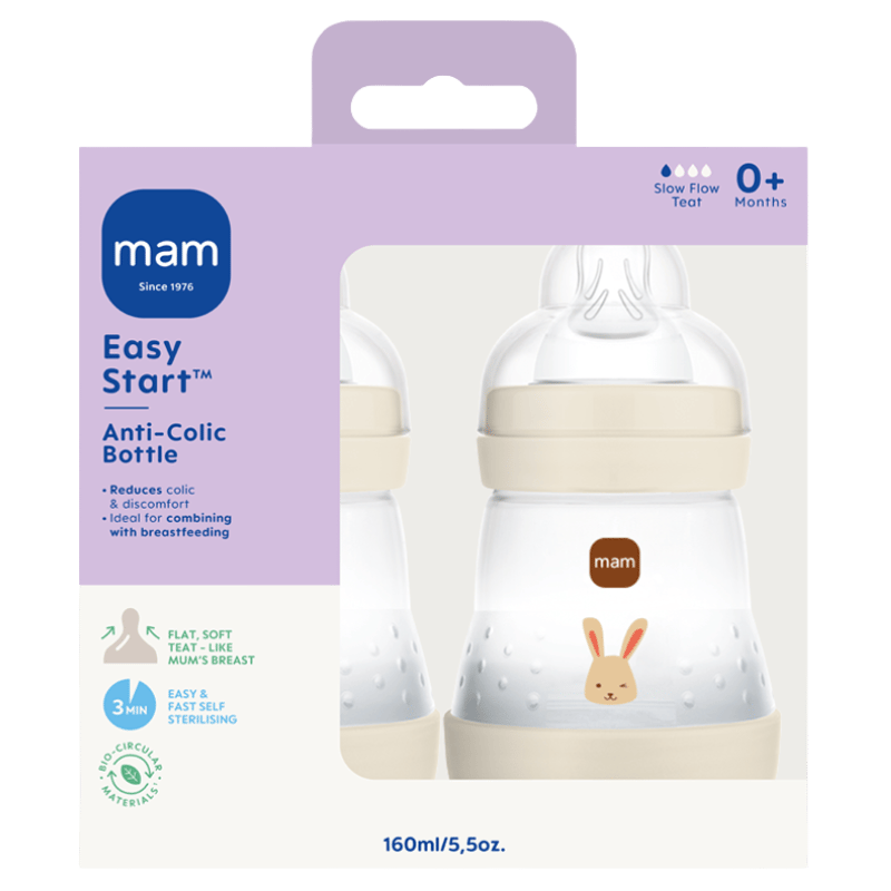 MAM Easy Start Anti Colic Neutral (160 ml) (2 stk)