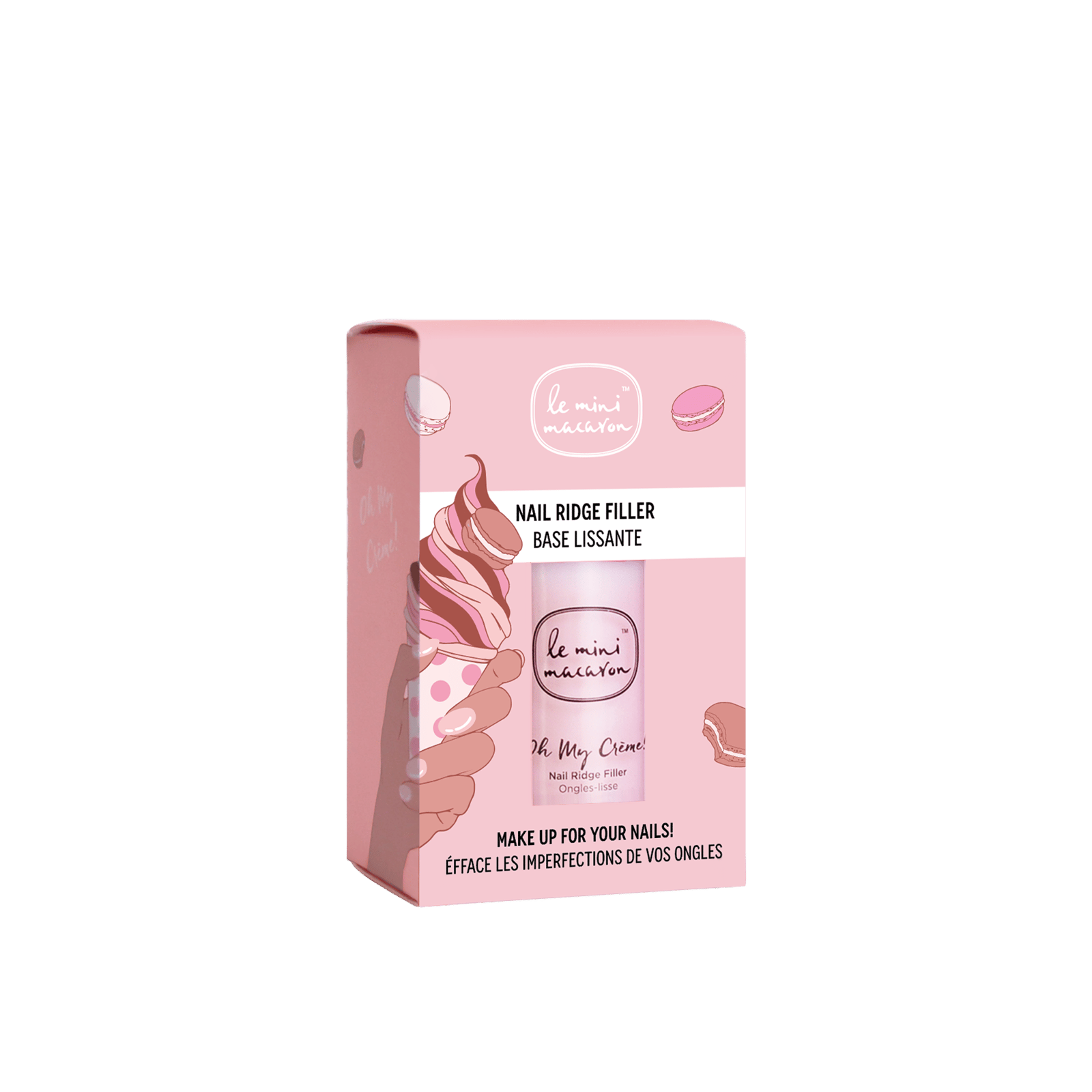 Le Mini Macaron Oh My Creme Nail Ridge Filler 10 ml.