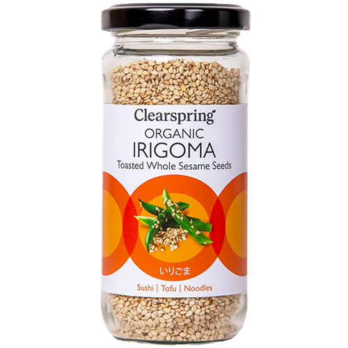 Clearspring Irigoma Ristede Hele Sesamfrø Ø (100 g)
