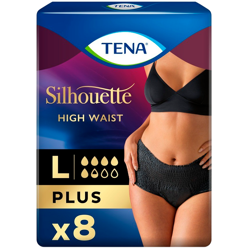 Tena Silhouette Plus Noir L Pants (8 stk)