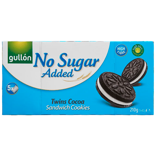 Gullon Sukkerfri Sugar Twins Sandwich Cookies (210 g)
