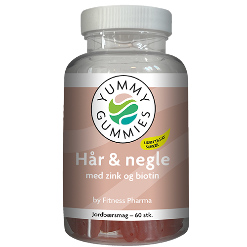 Fitness Pharma Yummy Gummies Hår og Negle (60 stk)