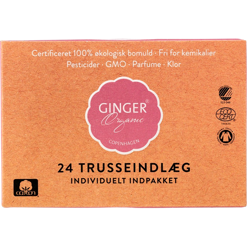 Ginger Organic Trusseindlæg Standard Ø (24 stk)