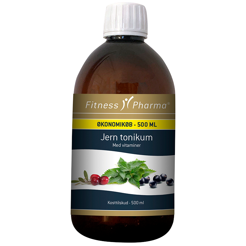 Fitness Pharma Jern Tonikum M. Vitaminer (500 ml)