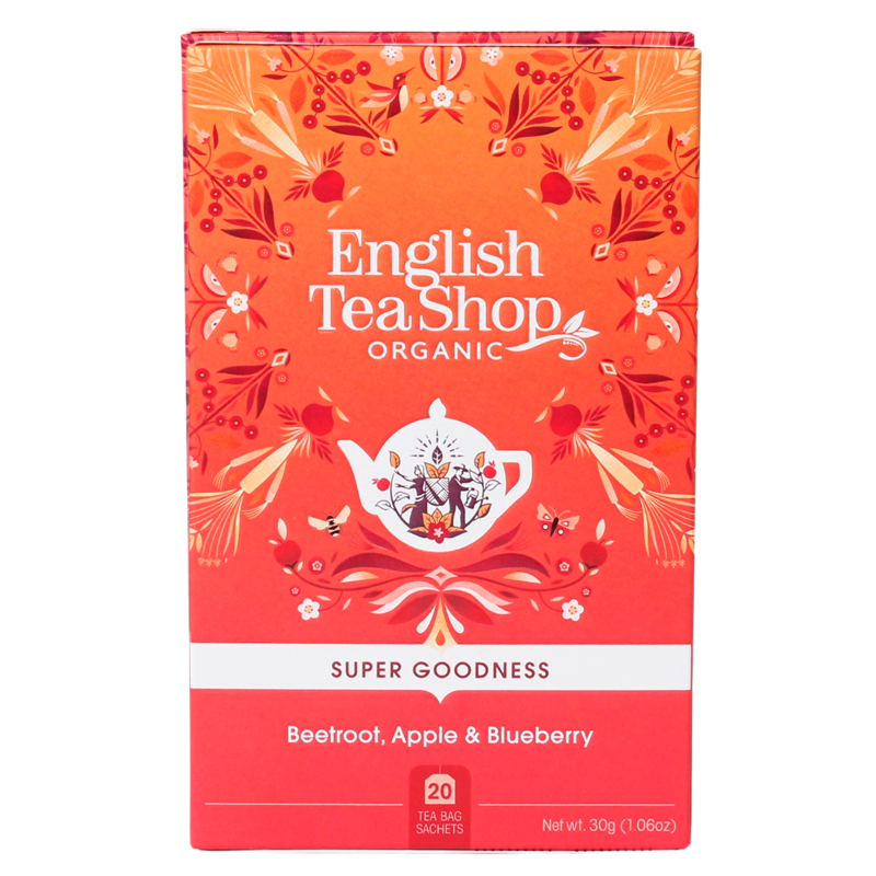 English Tea Shop Beetroot, Apple & Blueberry Ø (20 breve)