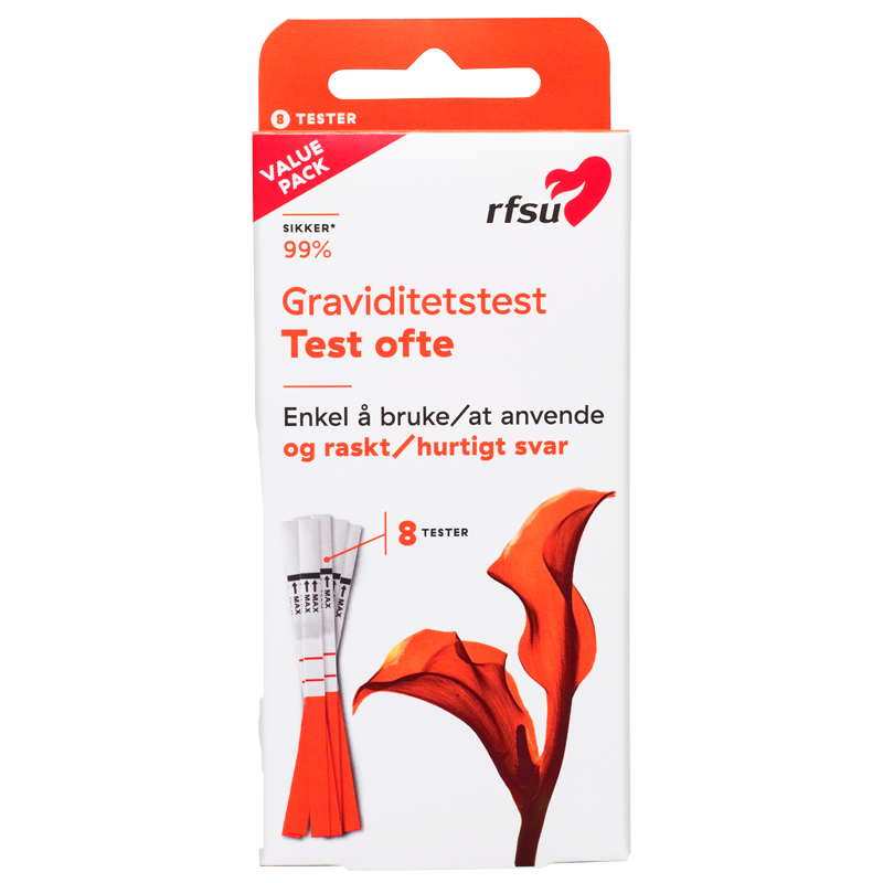 RFSU Graviditetstest Test Ofte (8 stk)