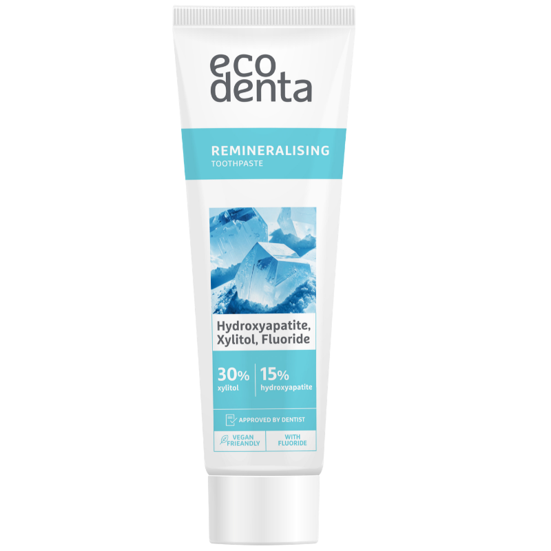 Ecodenta Tandpasta Remineralizing M. Xylitol & Hydroxyapatit (100 ml)