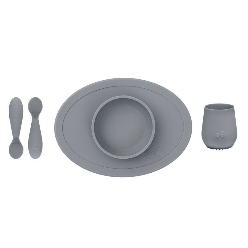 EZPZ First Foods Set Grey (1 stk)
