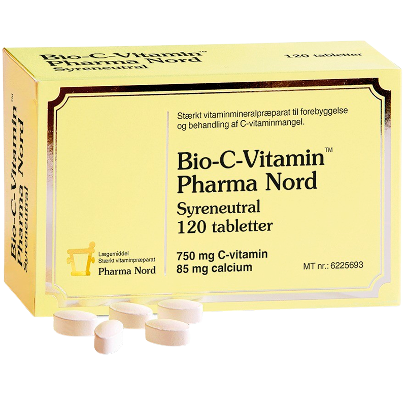 Pharma Nord Bio-C-Vitamin 750 mg (120 tabletter)