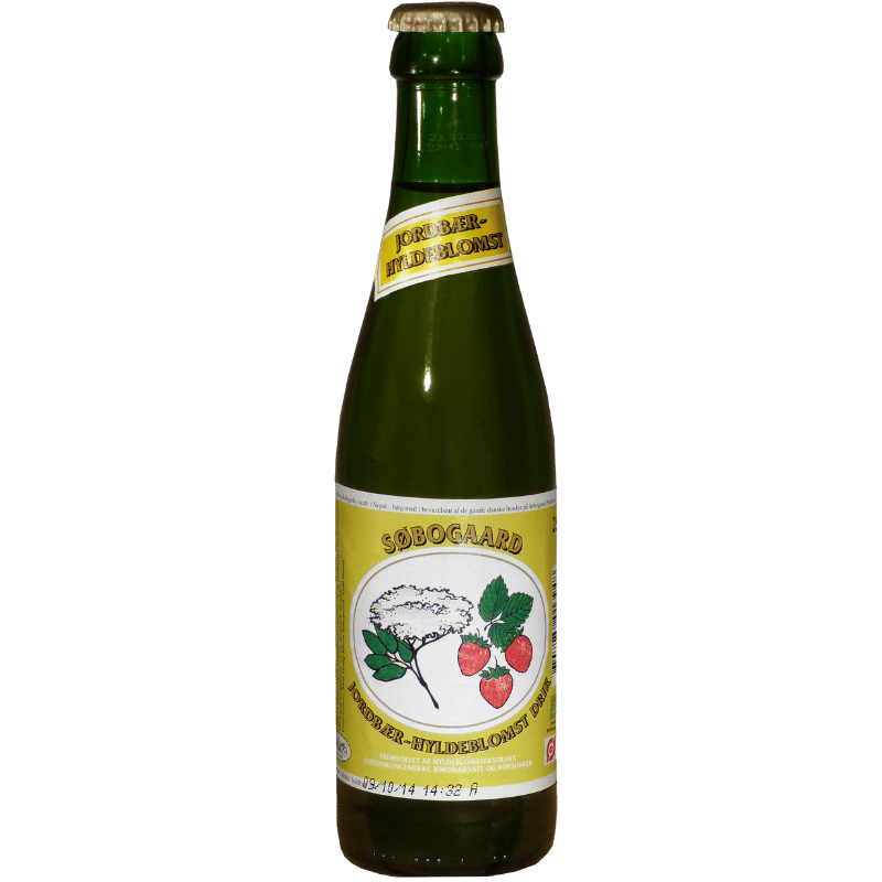 Søbogaard Jordbær-Hyldeblomstdrik Ø (25 cl)