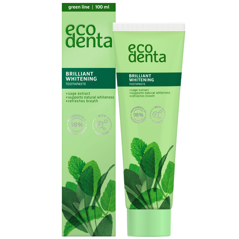 Ecodenta Tandpasta Brilliant Whitening (100 ml)