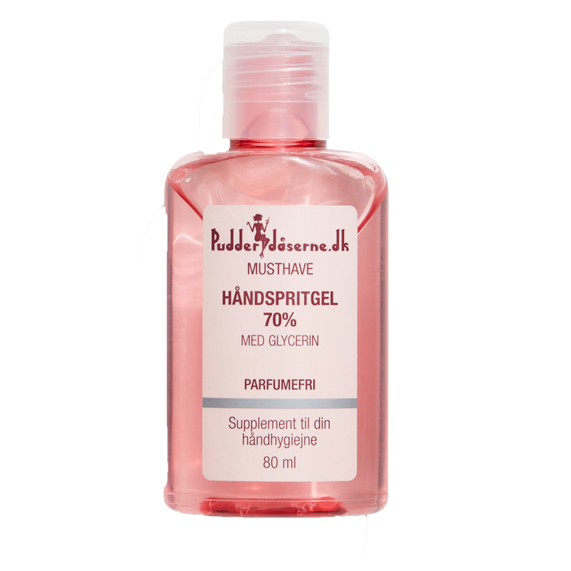 Pudderdåserne Håndsprit Gel 70% (80 ml)