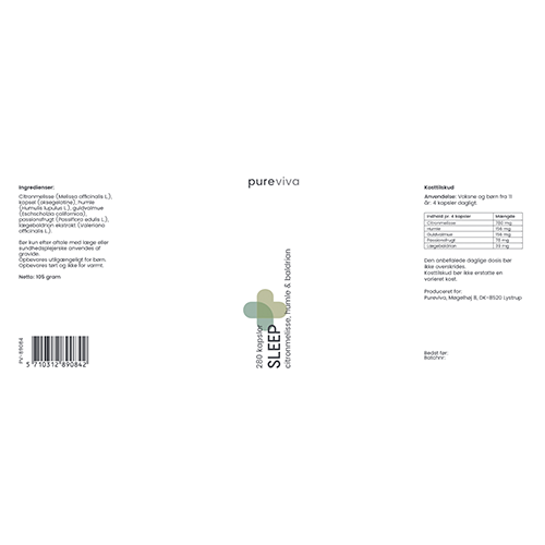 Pureviva Sleep (280 kaps)