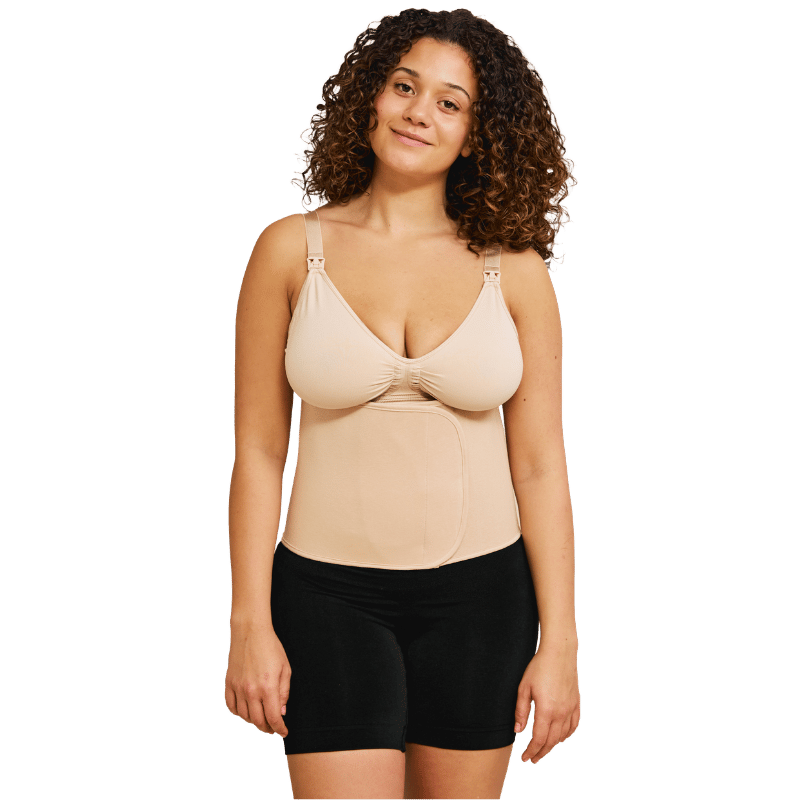 Carriwell Organic Mavebånd Belly Binder Honey - S/M (1 stk)