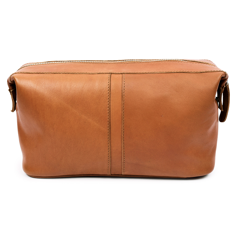 Njord Toilet Bag Kalveskind Cognac