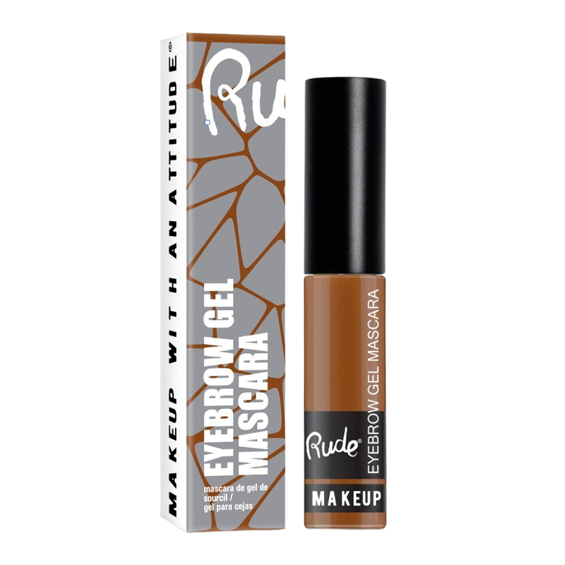 RUDE Cosmetics Eyebrow Gel Mascara Natural Brown (1 stk)