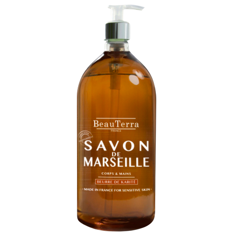 Beau Terra Marselle Liquid Soap Shea Butter 300 ml