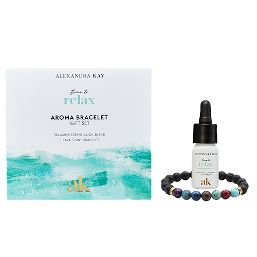 Green People Alexandra Kay Time To Relax Aroma Bracelet Gift Set (1 sæt)