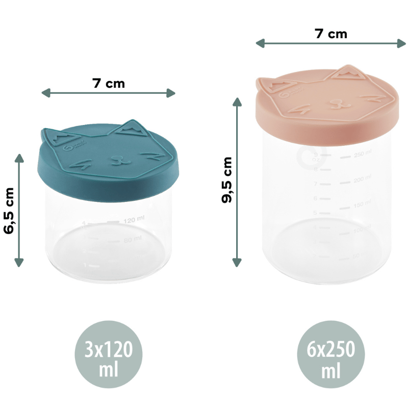 Babymoov ISY Bowls Opbevaringsglas (9 stk)