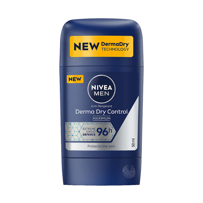Nivea For Men Derma Dry Control Maximum Male Stick (50 ml)