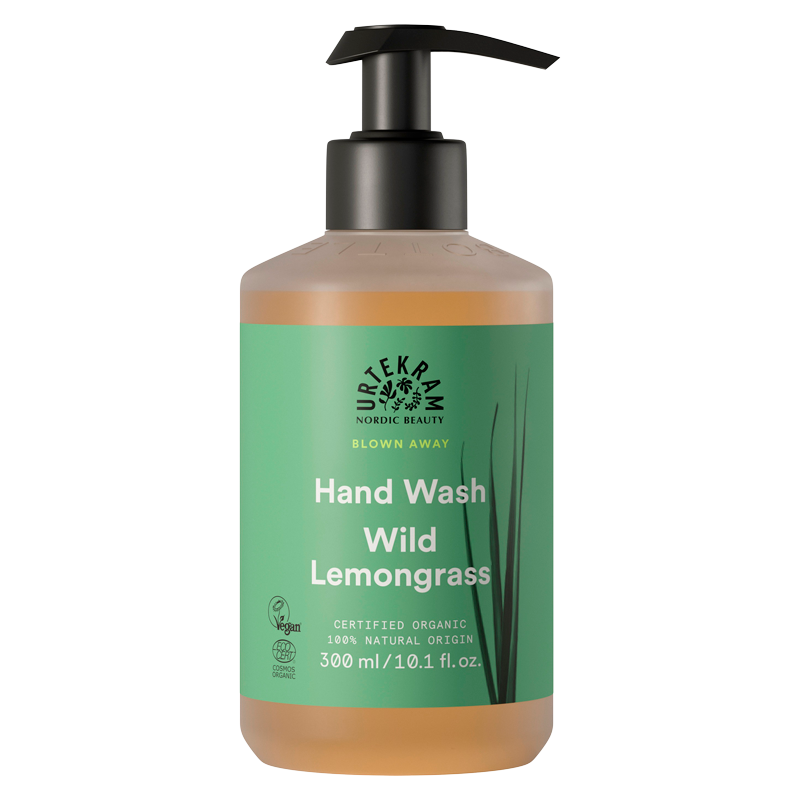 Urtekram Hand Wash Wild Lemongrass (300 ml)