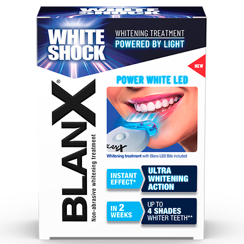 Blanx White Shock Power White Treatment Tube + LED Bite 30 ml.