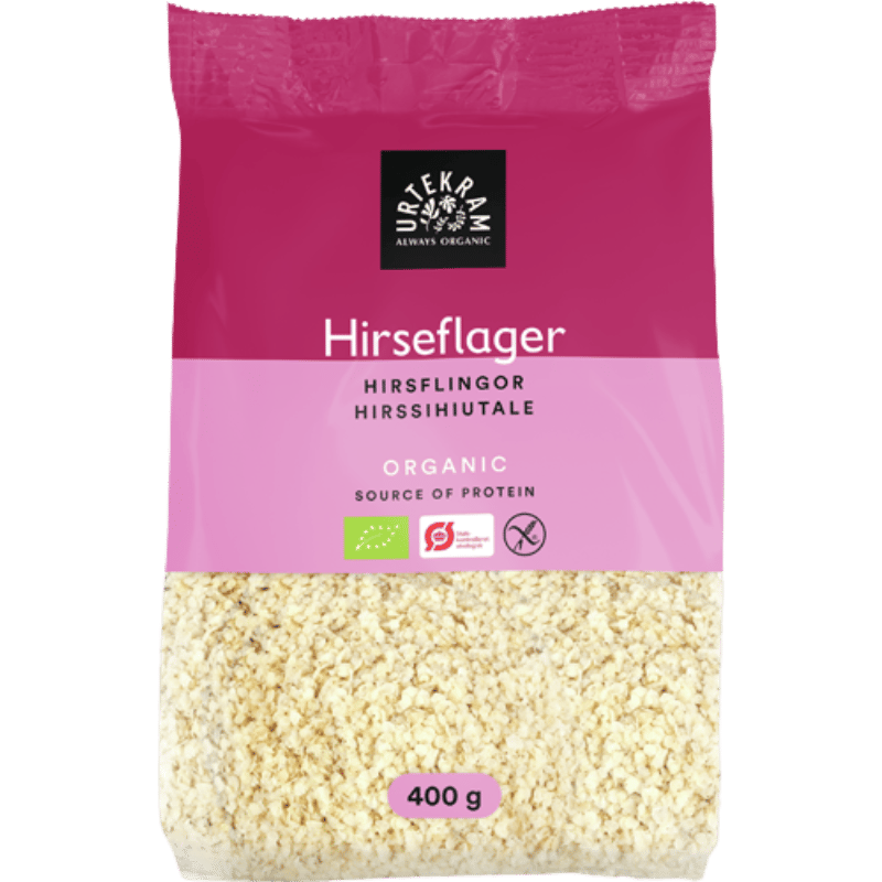 Urtekram Hirseflager Ø (400 gr)