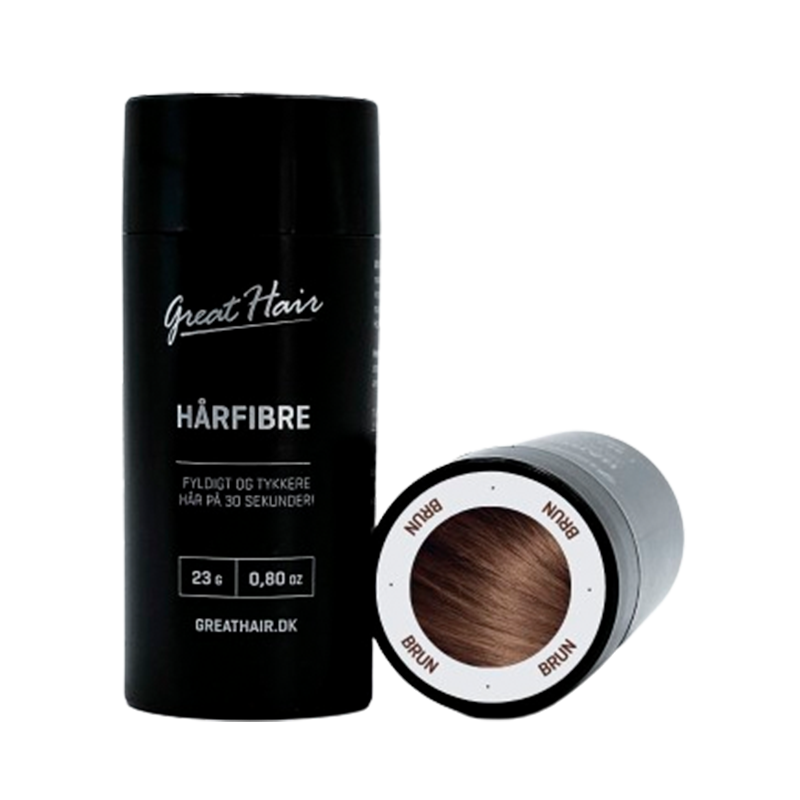 Great Hair Hårfibre - Brun (23 g.)