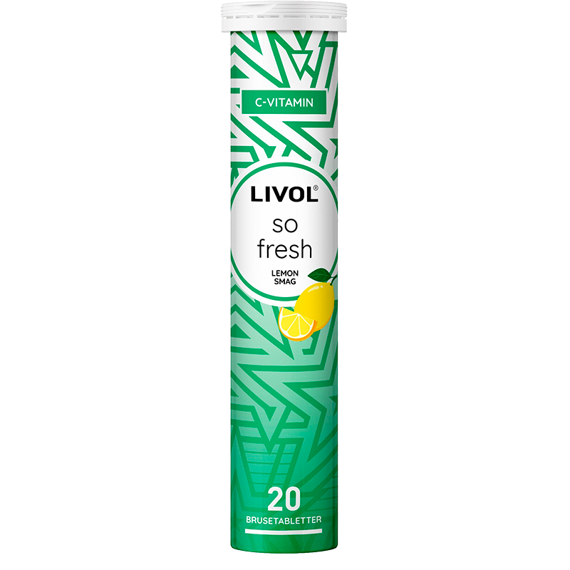 Livol Brusetablet So Fresh m. citron smag (20 stk)