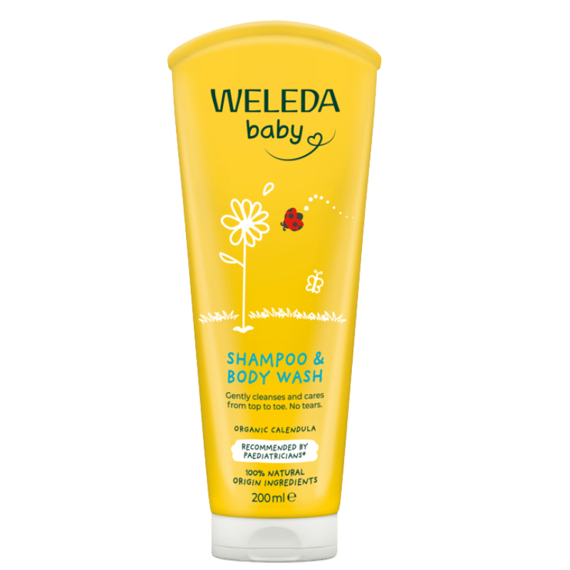 Weleda Calendula Shampoo & Body Wash 200 ml.