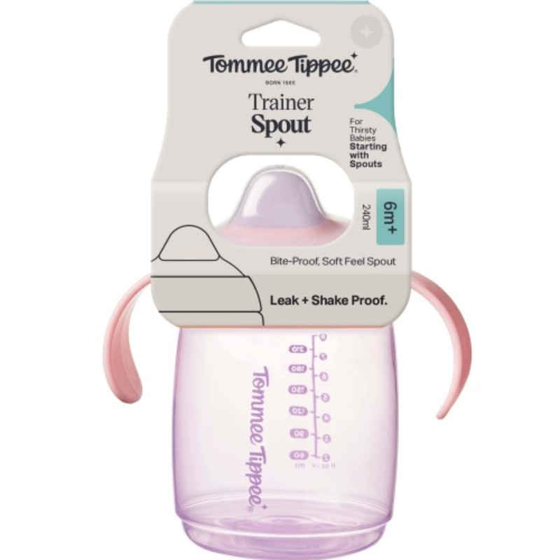 Tommee Tippee Drikkedunk M. Tud 6 Mdr.+ Lyserød (240 ml)
