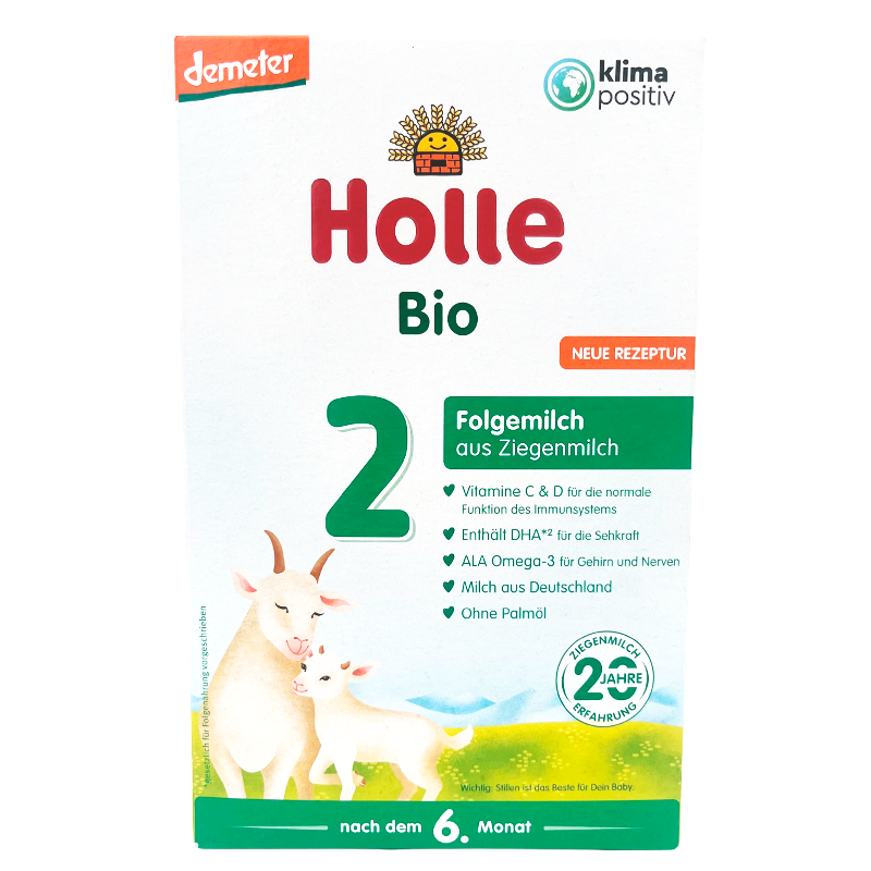 Holle Tilskudsblanding Gedemælk Basis 2 Ø - fra 6 mdr. (400 g)