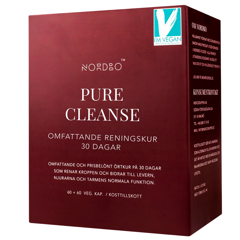 Nordbo Pure Cleanse Vegansk (2x60 kaps)