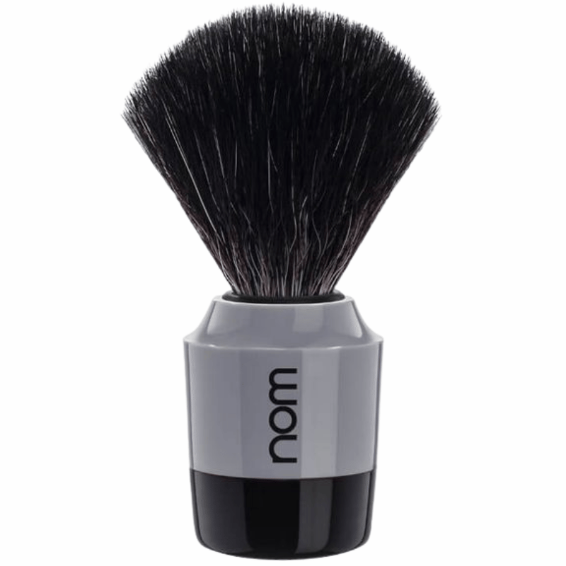 Nom Shaving Marten Barberkost Black Fibre Grey (1 stk)