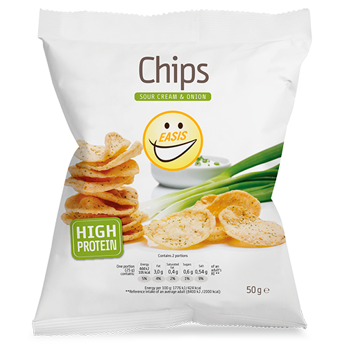 EASIS Sour Cream & Onion Chips (50 gr)