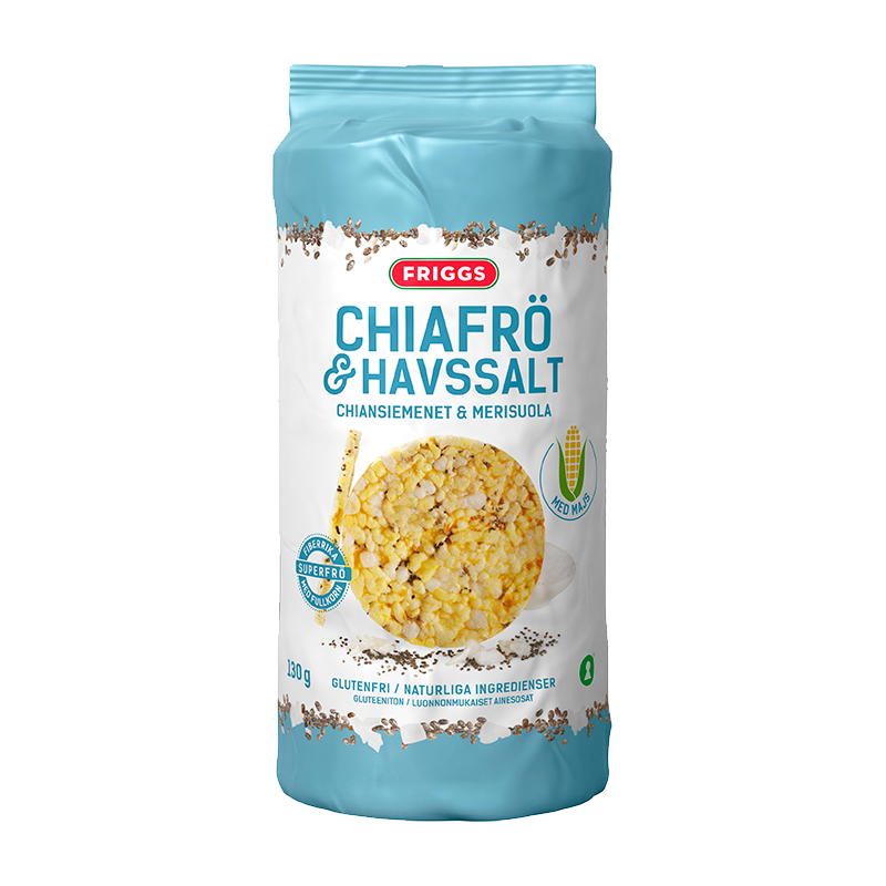 Friggs Chiafrø og Havsalt (130 g)