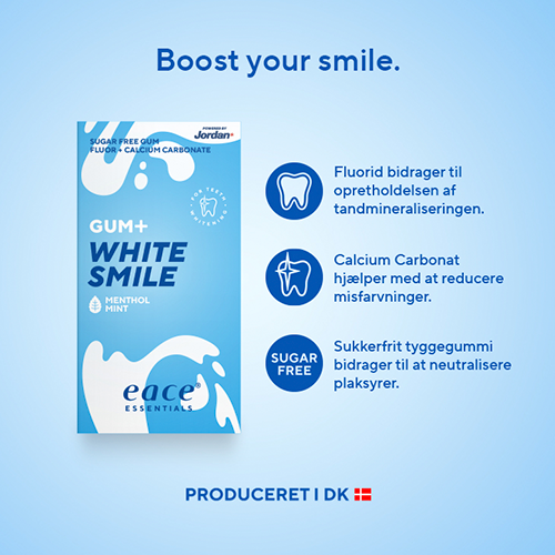 Eace Chewing Gum + White Smile (10 stk)