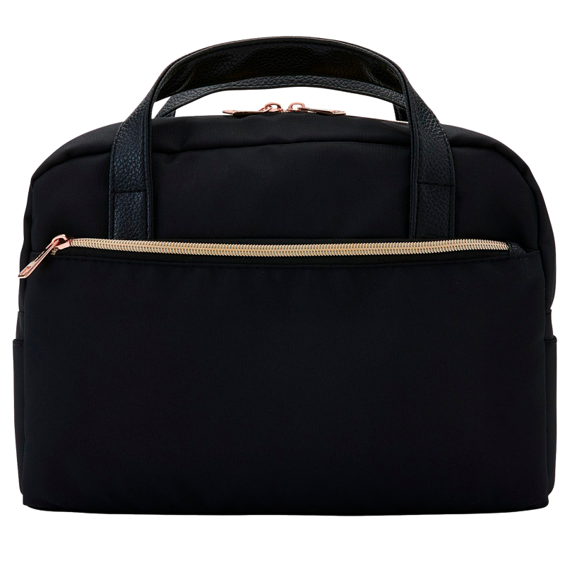 Voyage Lexi Large Toiletry Bag Black Nylon (30x22x10 cm)
