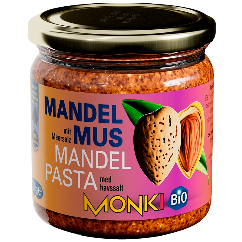 Monki Mandelsmør brun Ø (330 g)