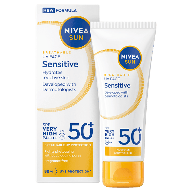 Nivea Face Cream UV Sensitive SPF50+ (40 ml)